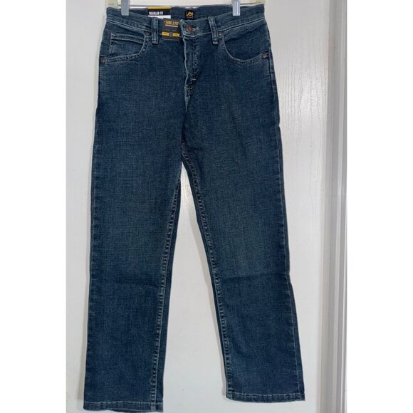 Lee Boys Boy Proof Denim Jeans 12 Husky Regular Fit Straight Leg Durable Cotton - Picture 1 of 6